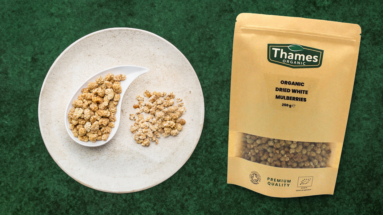 Organic Dried White Mulberries