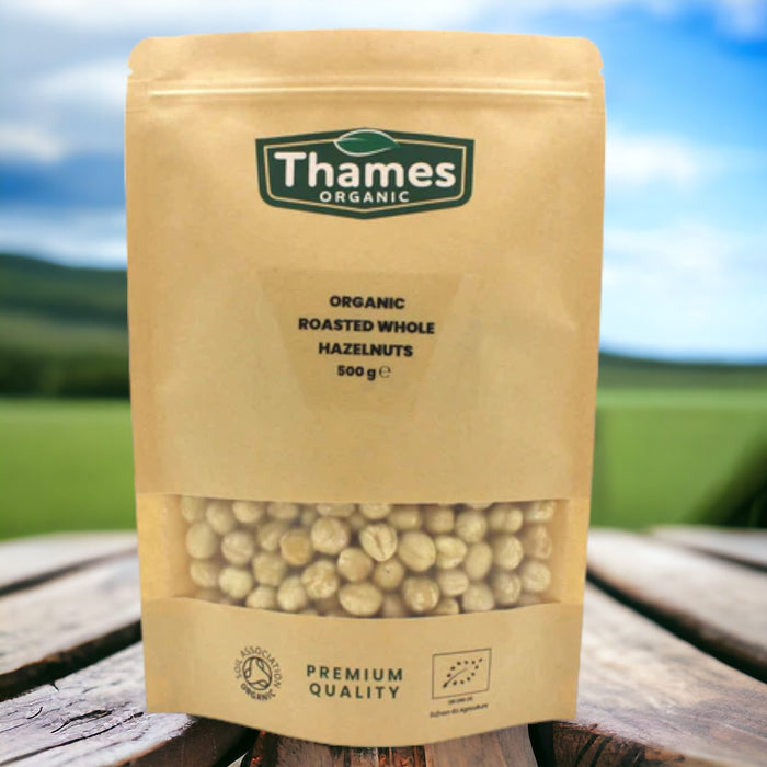 Organic Roasted Whole Hazelnuts