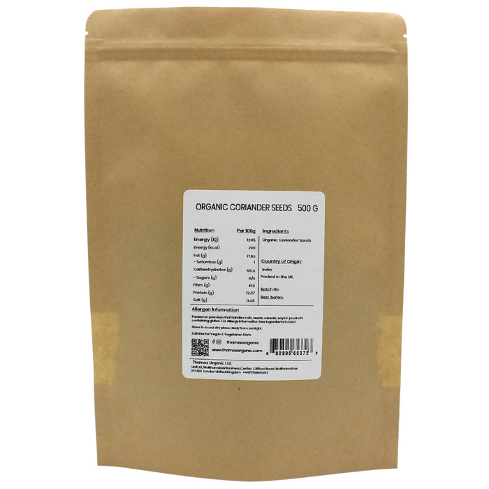 Organic Coriander Seeds
