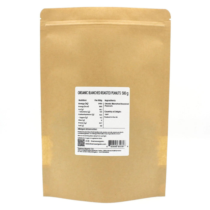Organic Blanched Roasted Peanuts