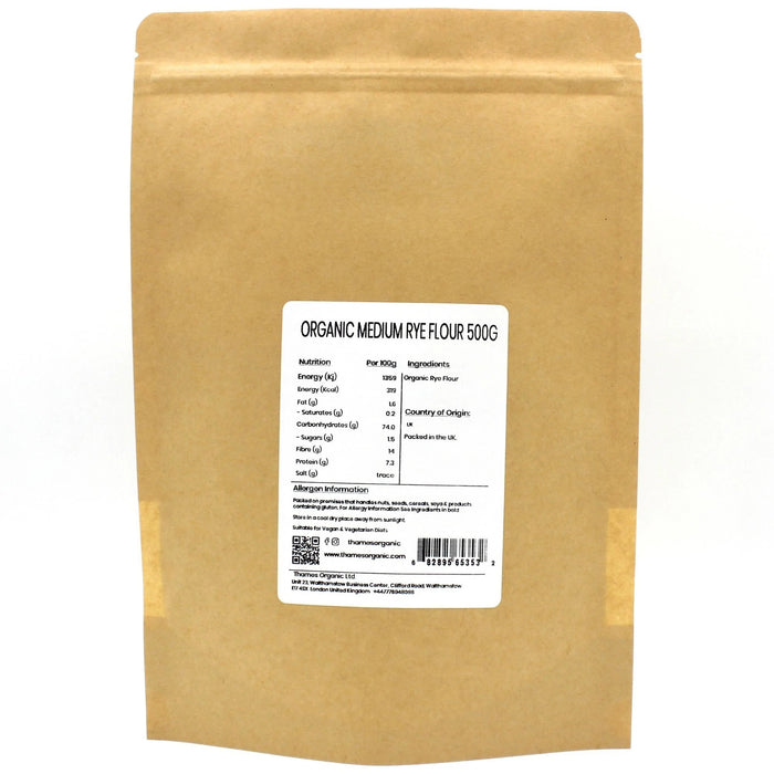 Organic Medium Rye Flour