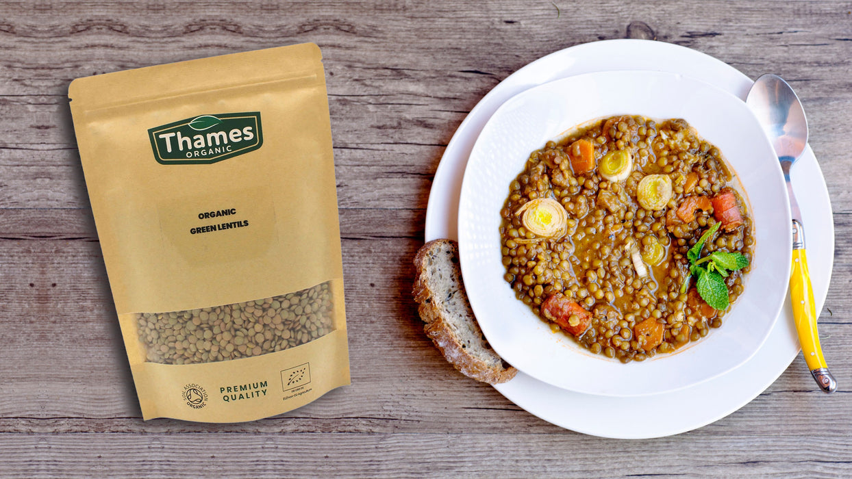 Organic Green Lentils