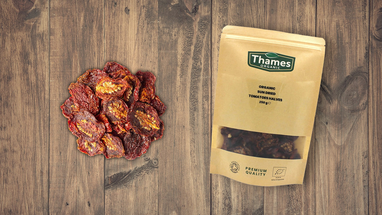 Organic Sun Dried Tomatoes Halves (Salted)