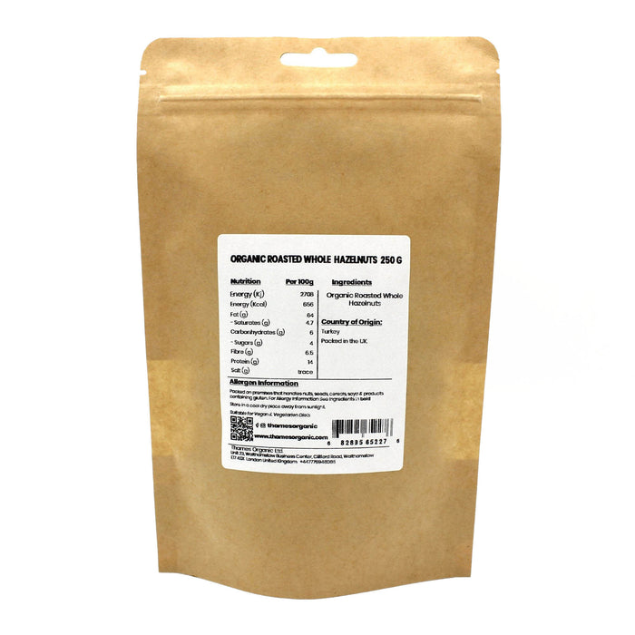 Organic Roasted Whole Hazelnuts