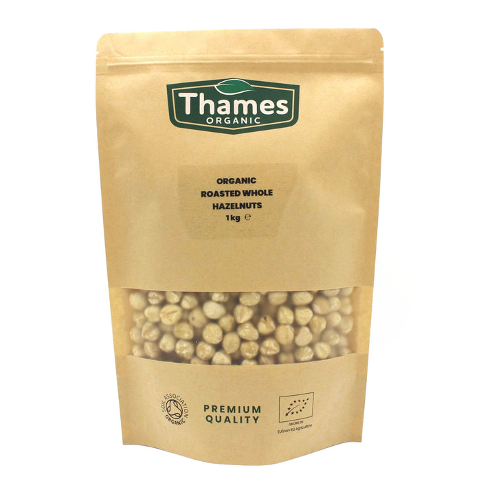 Organic Roasted Whole Hazelnuts
