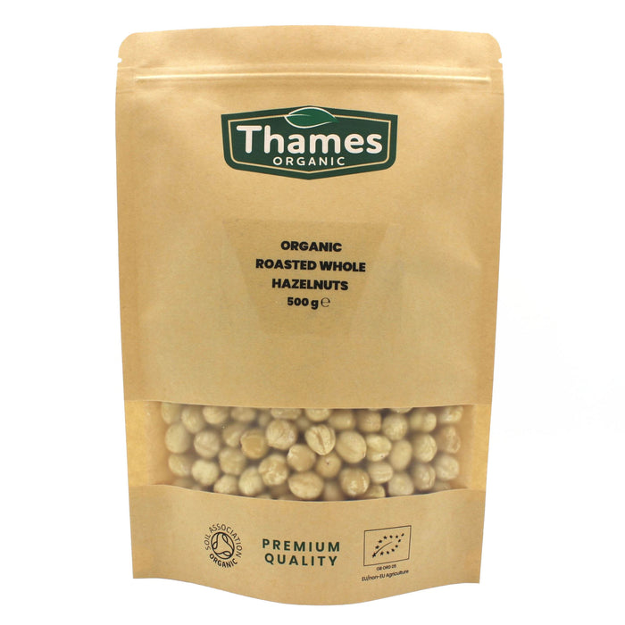 Organic Roasted Whole Hazelnuts