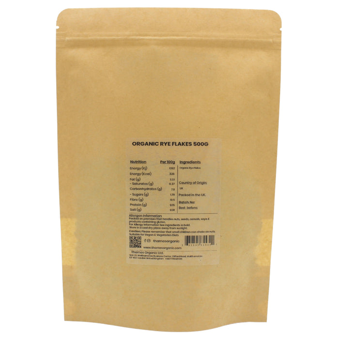 Organic Rye Flakes