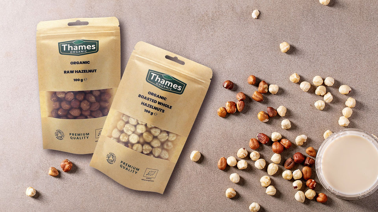 Organic Roasted Whole Hazelnuts