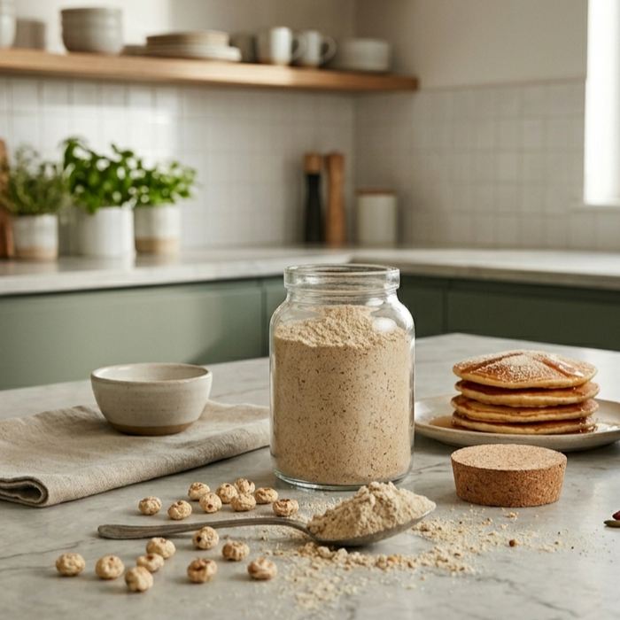 Organic Tiger Nut Flour for Cookies, Cakes, and Simple Kitchen Recipes