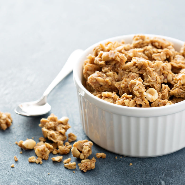 Brown Rice Flakes and Nut Clusters