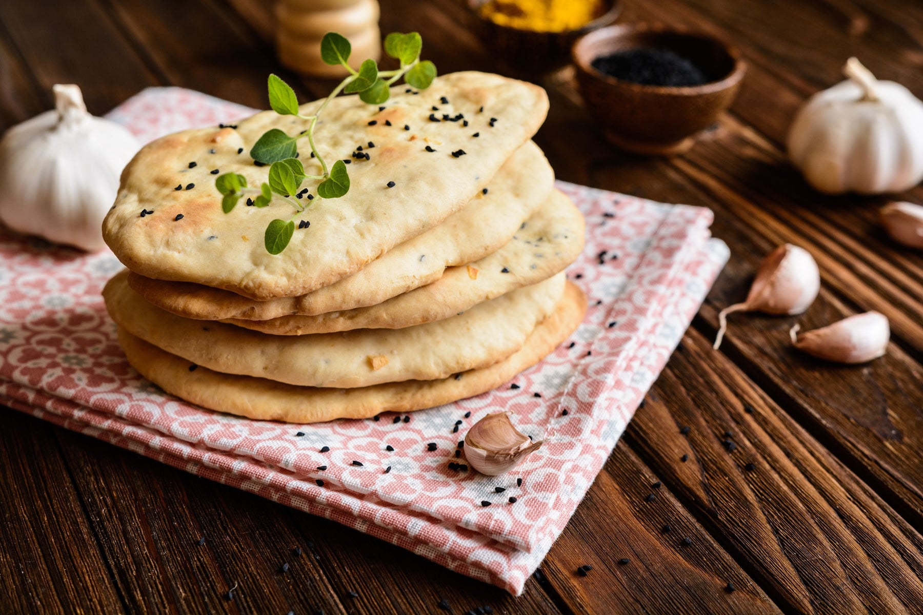 Naan Bread with Nigella Seeds: A Delicious and Aromatic Flatbread