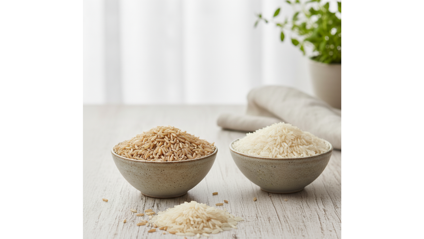 Organic Brown Basmati Rice vs White Basmati Rice
