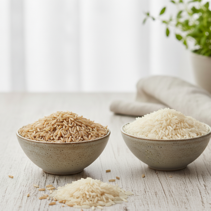 Organic Brown Basmati Rice vs White Basmati Rice