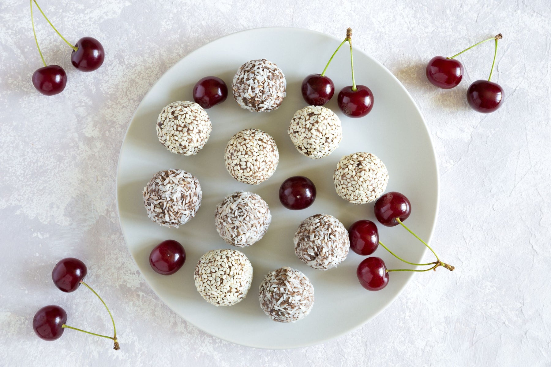 Organic Dried Sour Cherry and Oat Energy Bites: A Delicious and Healthy Snack