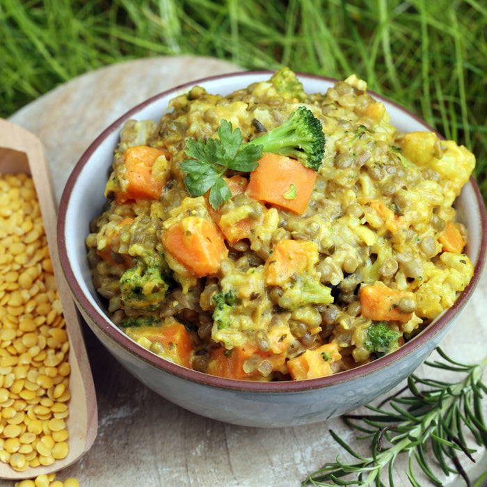 Organic Green Lentil and Vegetable Curry: A Delicious and Healthy Meal