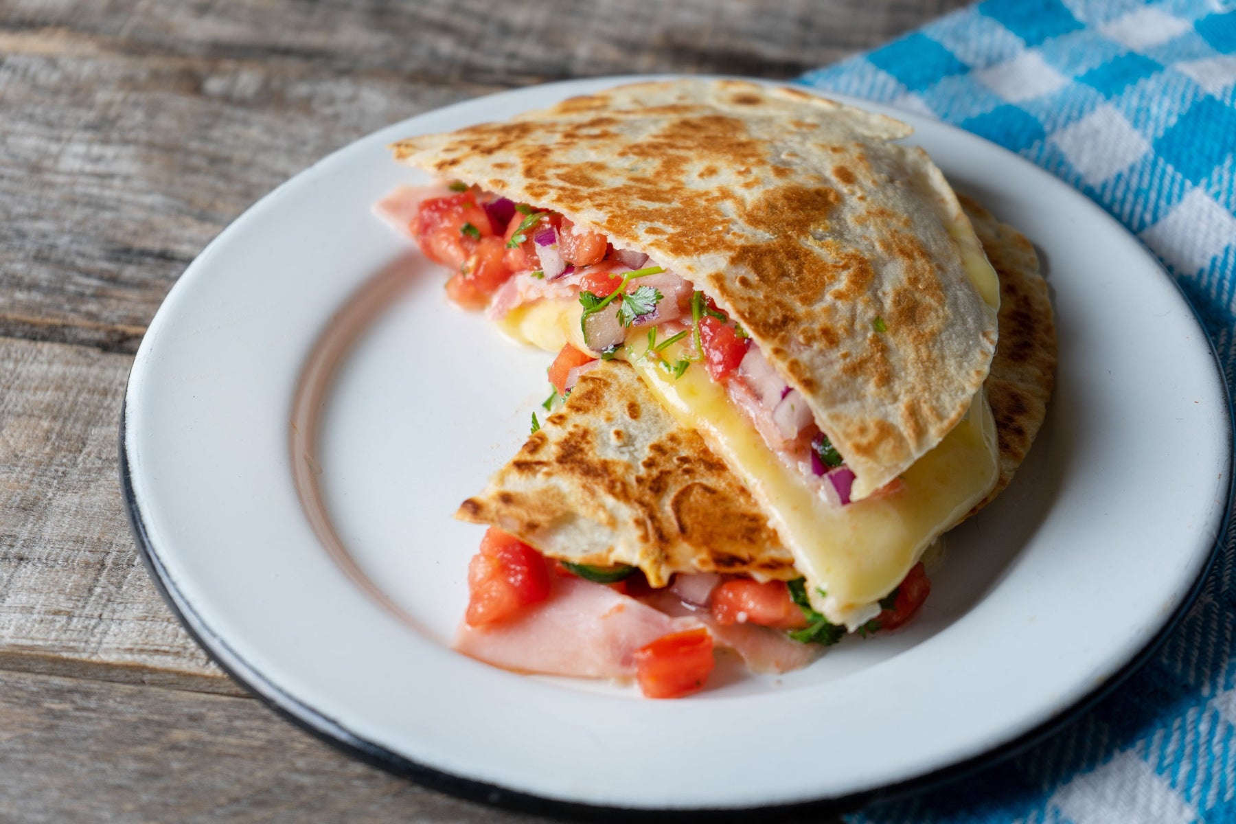 Organic Soya Bean and Cheese Quesadillas: A Delicious and Healthy Lunch or Dinner