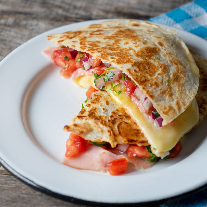 Organic Soya Bean and Cheese Quesadillas: A Delicious and Healthy Lunch or Dinner
