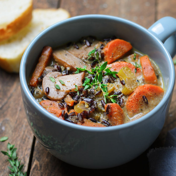 Organic Wild Rice Mix and Mushroom Soup