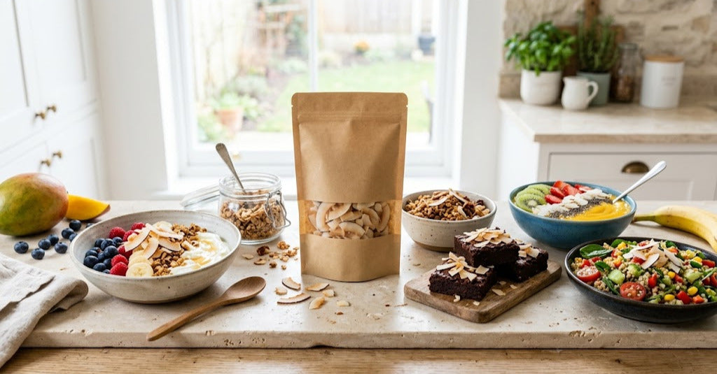 Organic Toasted Coconut Chips: Flavour, Texture, and Everyday Recipe Ideas