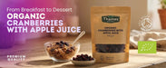 Organic Cranberries with Apple Juice