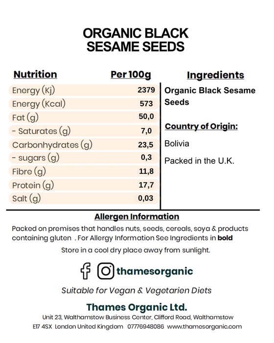 Organic Black Sesame