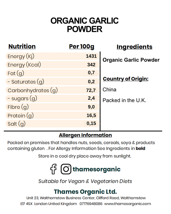 Organic Garlic Powder