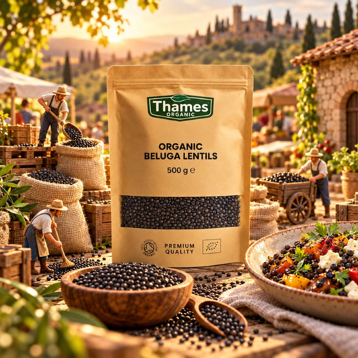 Organic Beluga Lentils