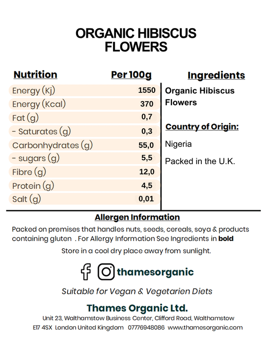 Organic Hibiscus Flowers