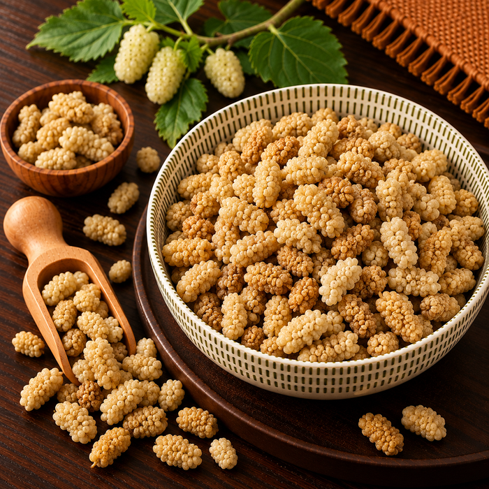 Organic Dried White Mulberries