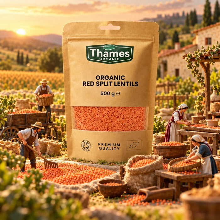 Organic Red Split Lentils