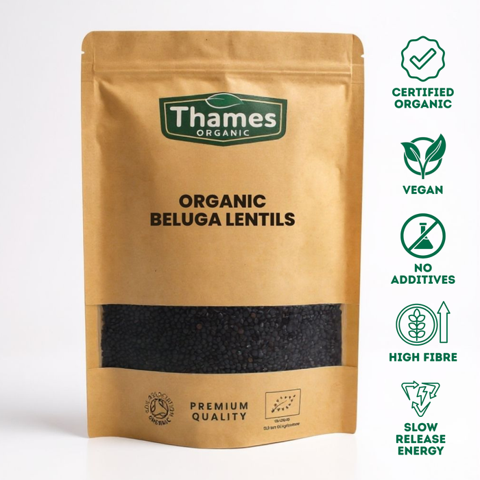 Organic Beluga Lentils