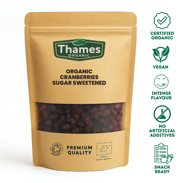 Organic Cranberries Sugar Sweetened