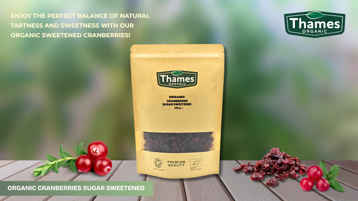 Organic Cranberries Sugar Sweetened