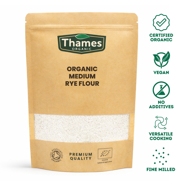 Organic Medium Rye Flour