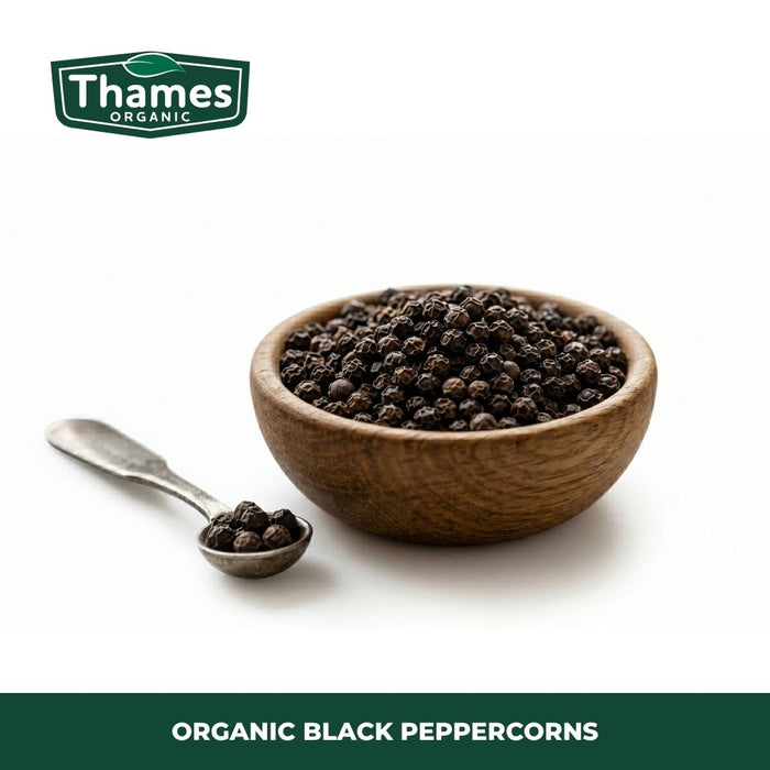 Organic Whole Black Peppercorns