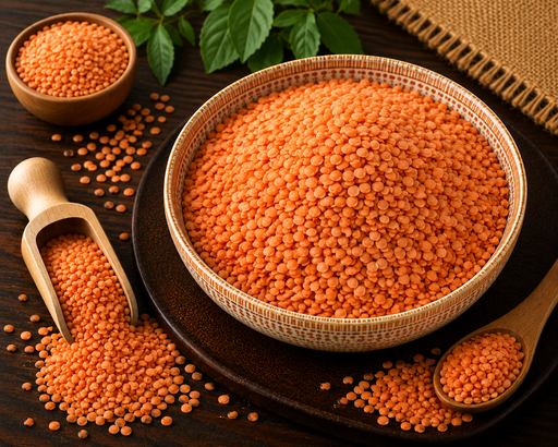 Organic Red Split Lentils
