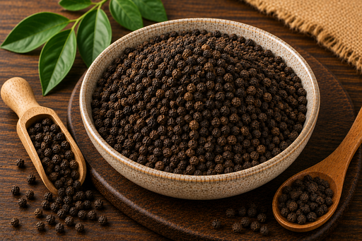 Organic Whole Black Peppercorns