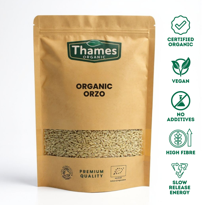 Organic Orzo (Risoni) - rice shape from durum wheat