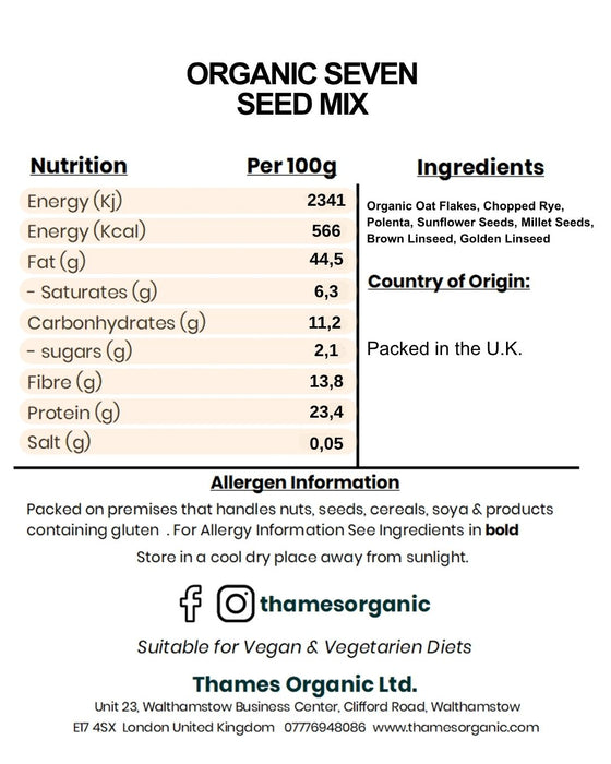 Organic Seven Seed Mix