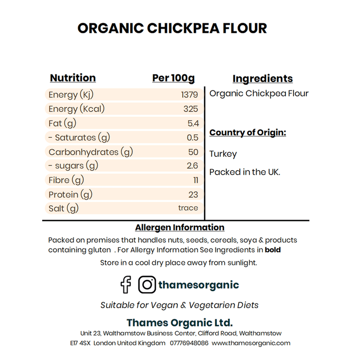 Organic Chickpea Gram Flour