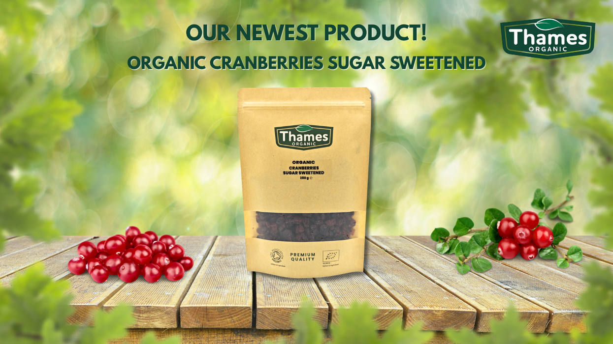 Organic Cranberries Sugar Sweetened