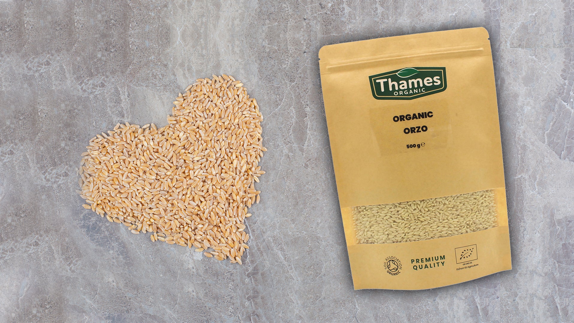 Organic Orzo (Risoni) - rice shape from durum wheat — Thames Organic