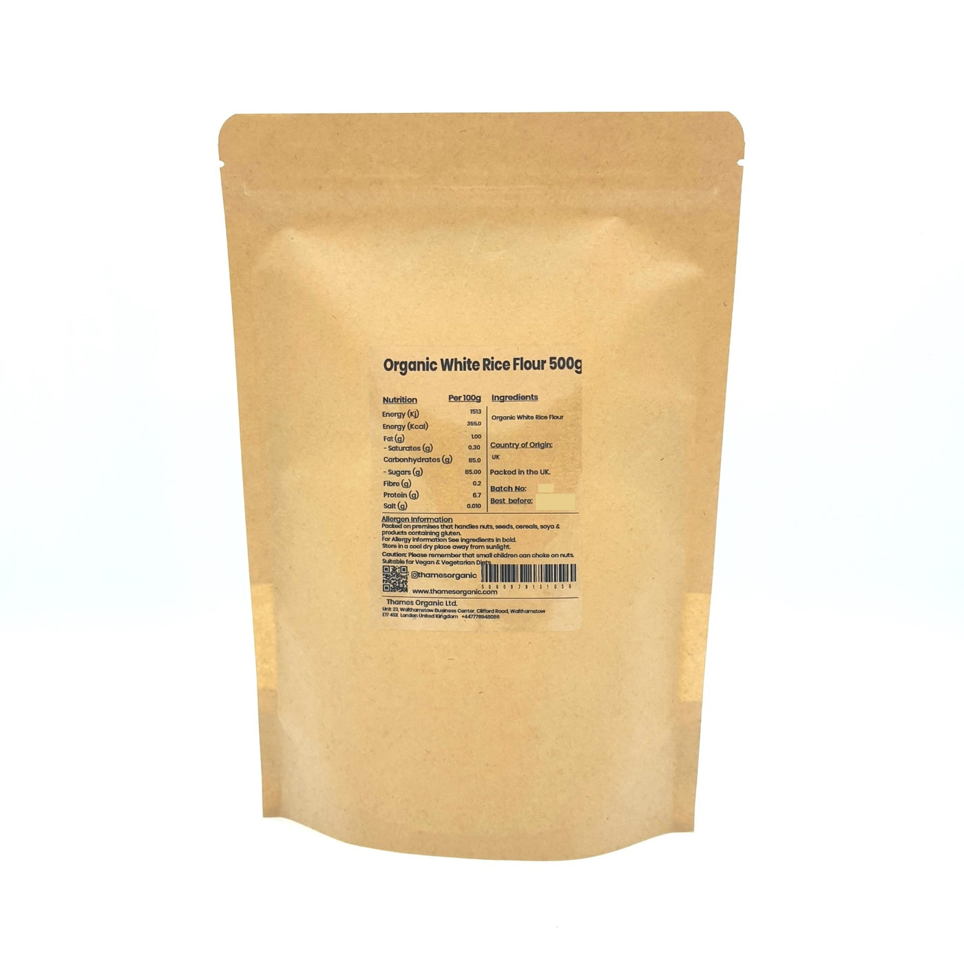 Organic White Rice Flour — Thames Organic