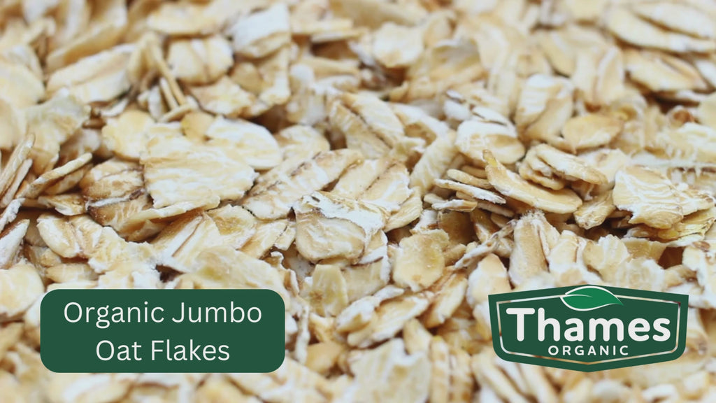 Organic Jumbo Oat Flakes 500g - 100% Pure, Whole Grain, No Additives Or Preservatives Vegan Gmo Free Certified Organic Delicious And Nutritious Breakfast Option Thames Organic B097yxwqj6 Uk Fwd 20250401